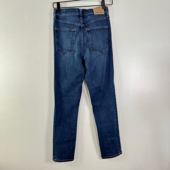 Denim Forum The Lola High Rise Skinny Cropped Jeans Womens Size 29 Blue Stretch - Picture 6 of 11